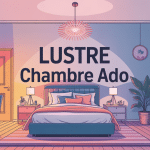 lustre chambre ado dans chambre tendance