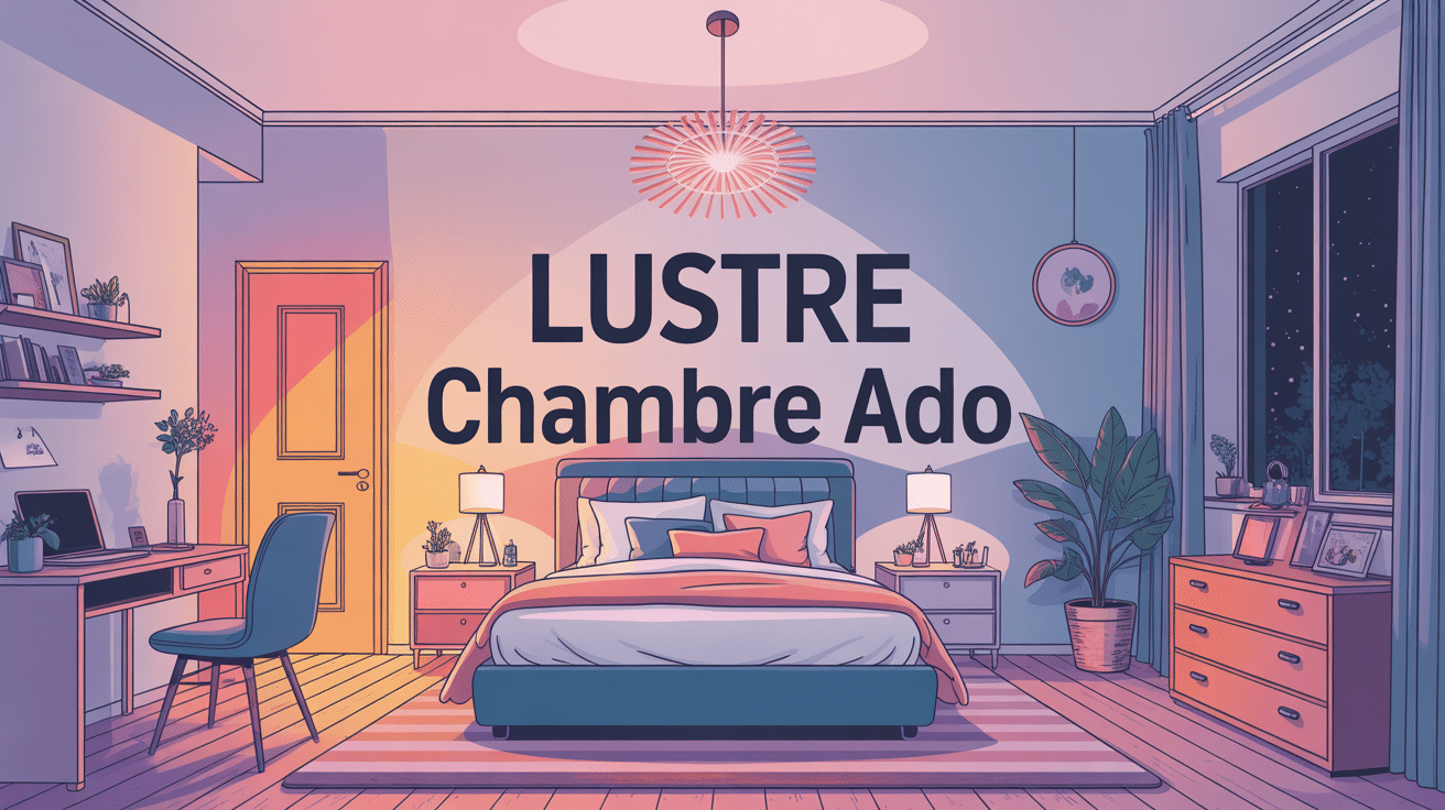 lustre chambre ado dans chambre tendance
