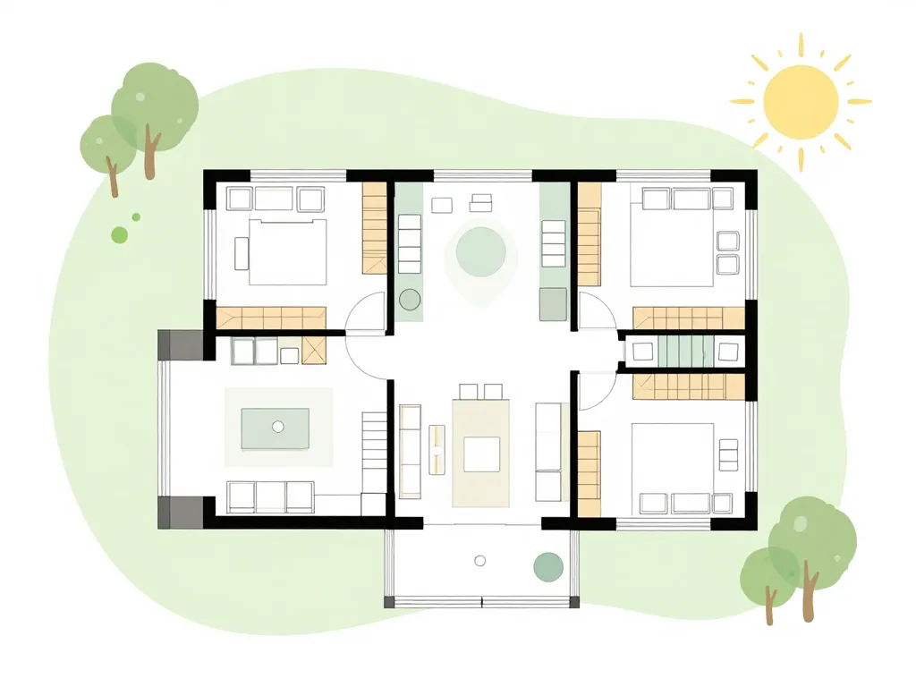 maison plan etage adaptation besoins et terrain