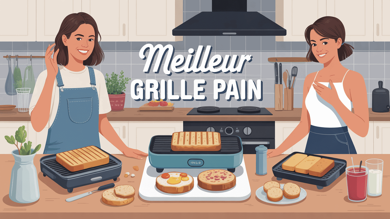 illustration meilleur grille pain modèles cuisine