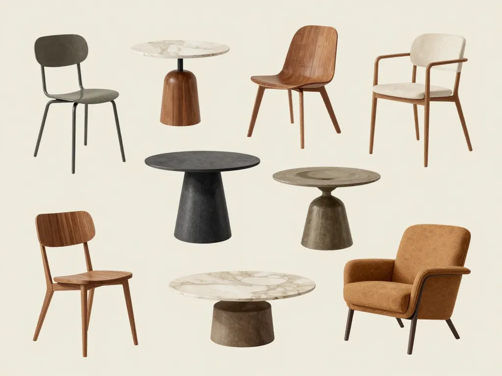 Visuel meubles design Made in Design diversité dans un intérieur stylisé