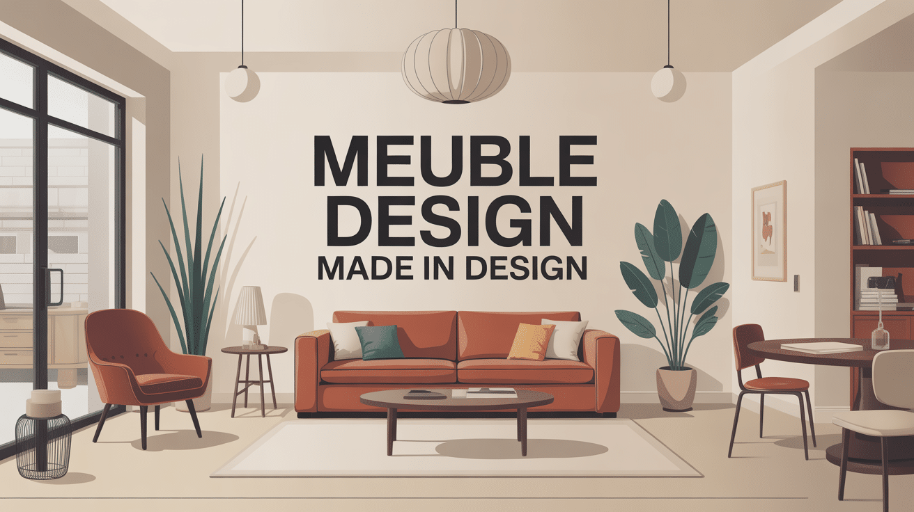 Illustration meuble design Made in Design univers et sélection mobilier