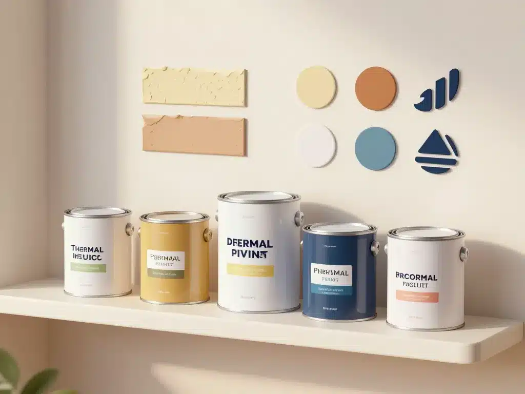 scène produits peinture intérieure isolante thermique comparatif