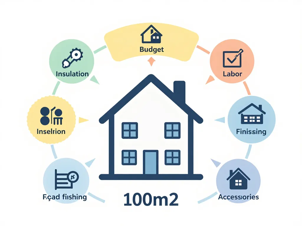 Décomposition budget prix isolation exterieur maison 100m2