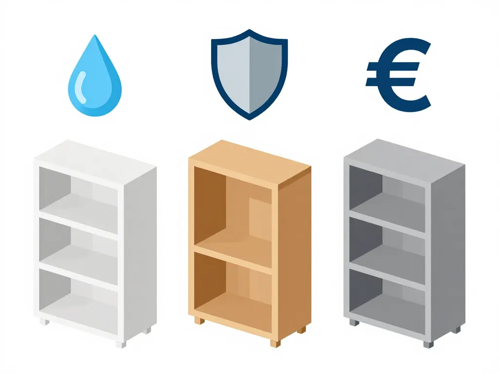 Comparatif armoires à balai Gifi plastiques, bois et métal