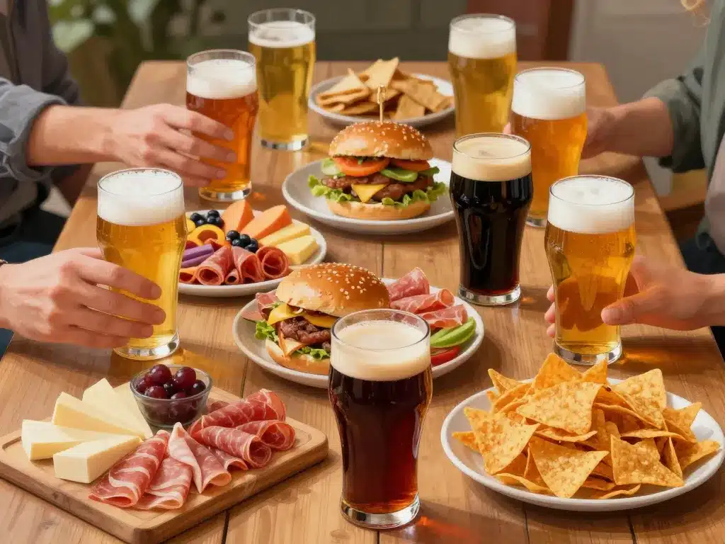 scène produits bières et food b148 - the place to beer