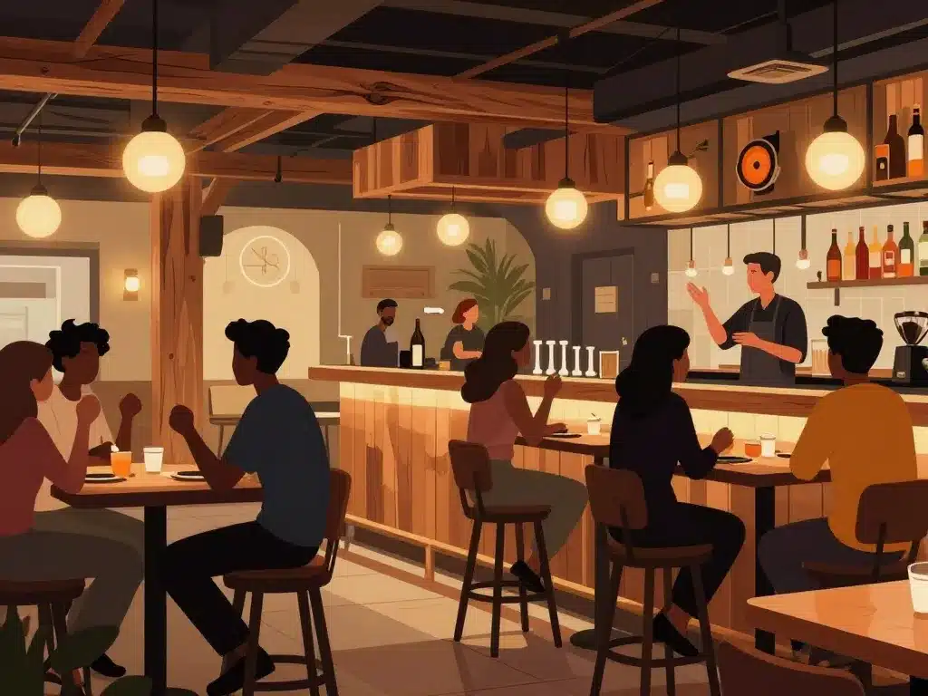 illustration style intérieur chaleureux b148 - the place to beer
