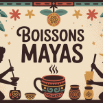 illustration boisson maya cacao maïs épices