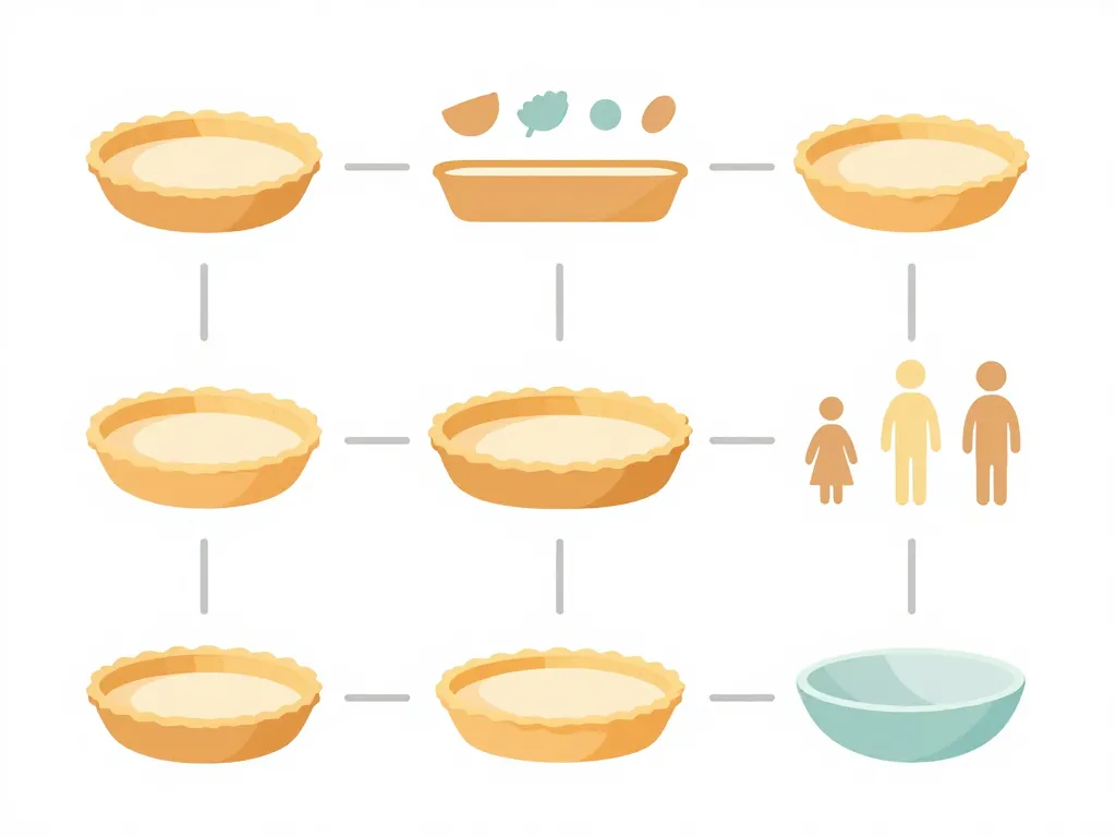différentes formes et tailles de plat à tarte pour recettes maison