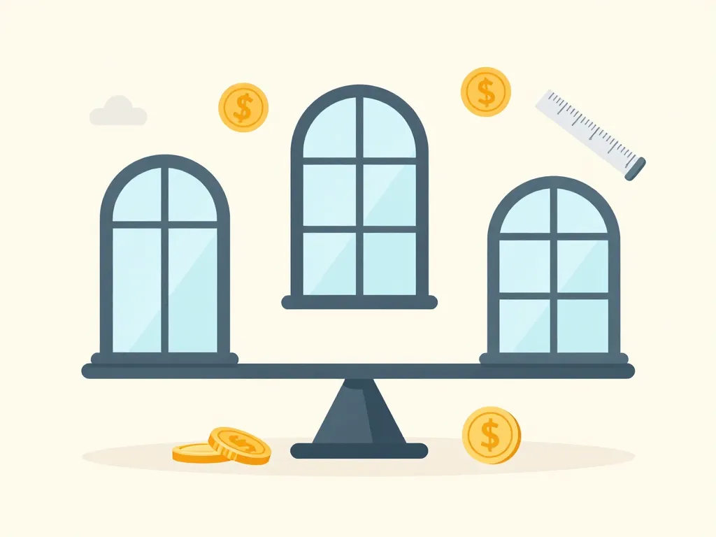 prix devis fenêtres Lorenove illustration balance