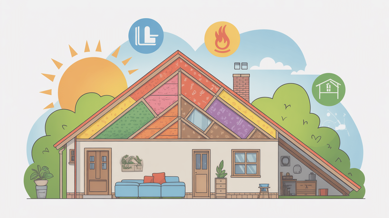 illustration isolation des combles aménageables dans une maison