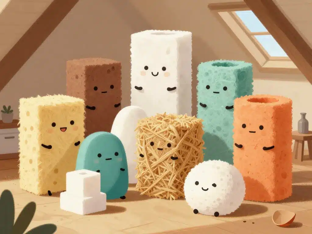 illustration matériaux isolation des combles aménageables