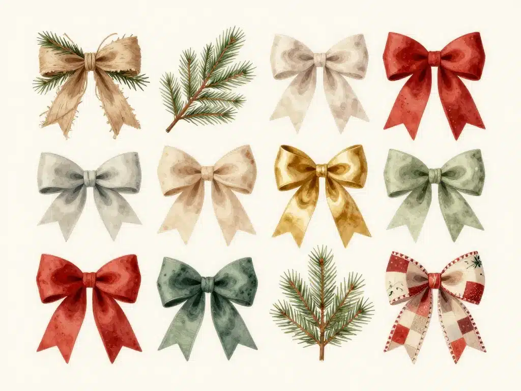 noeud noel personnalisés selon décoration et budget