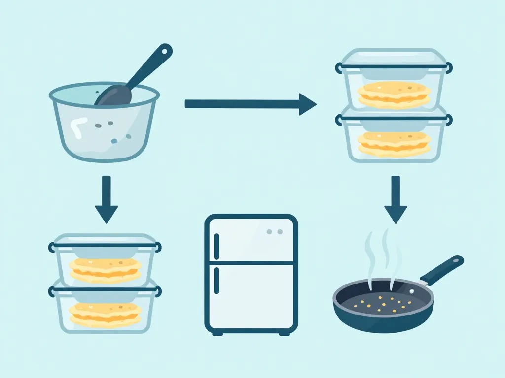schéma organisation préparation et conservation galette au flocon d avoine