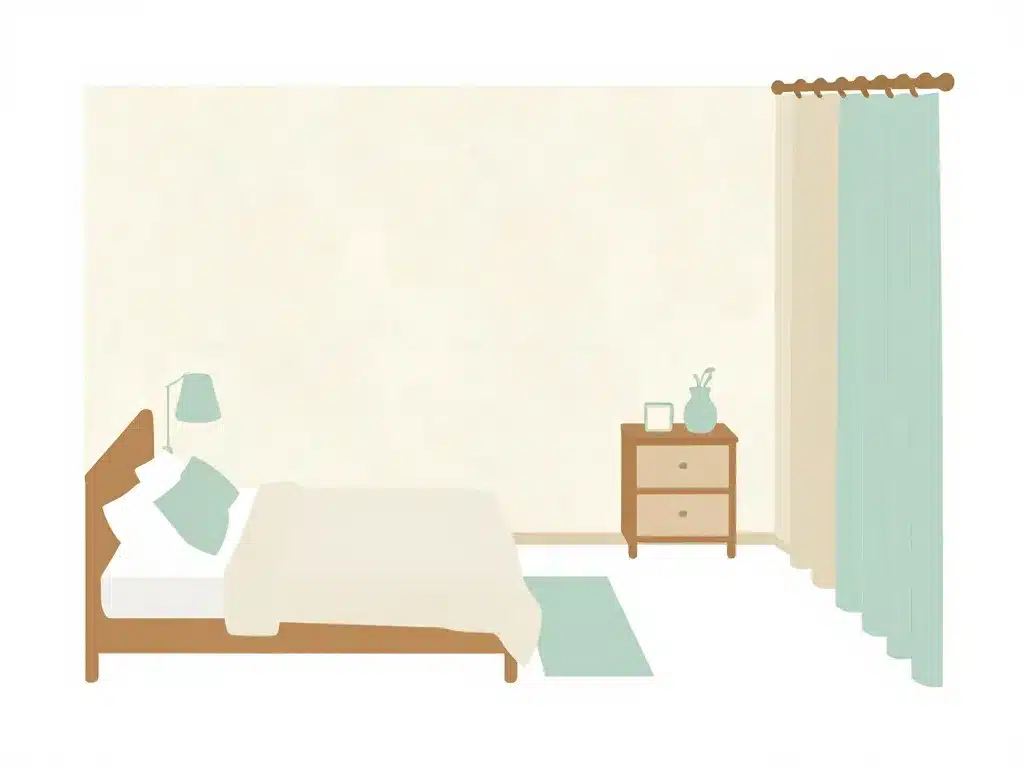 papier peint panoramique tendance chambre harmonie couleurs et mobilier