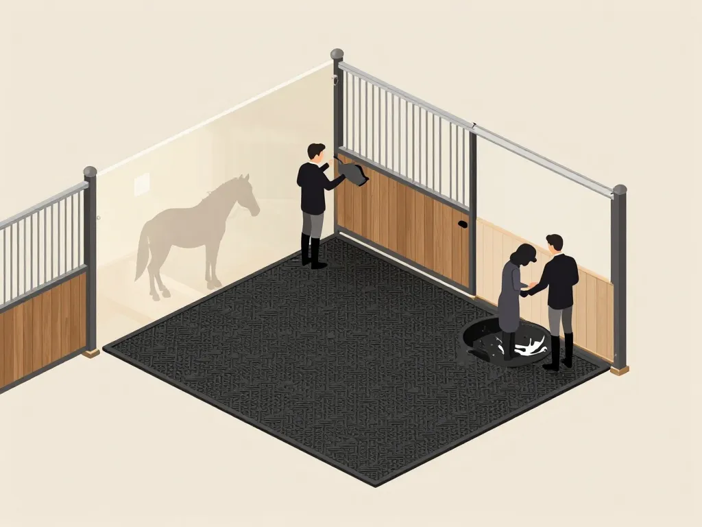 Matérialisation pataselle dans zones sellerie