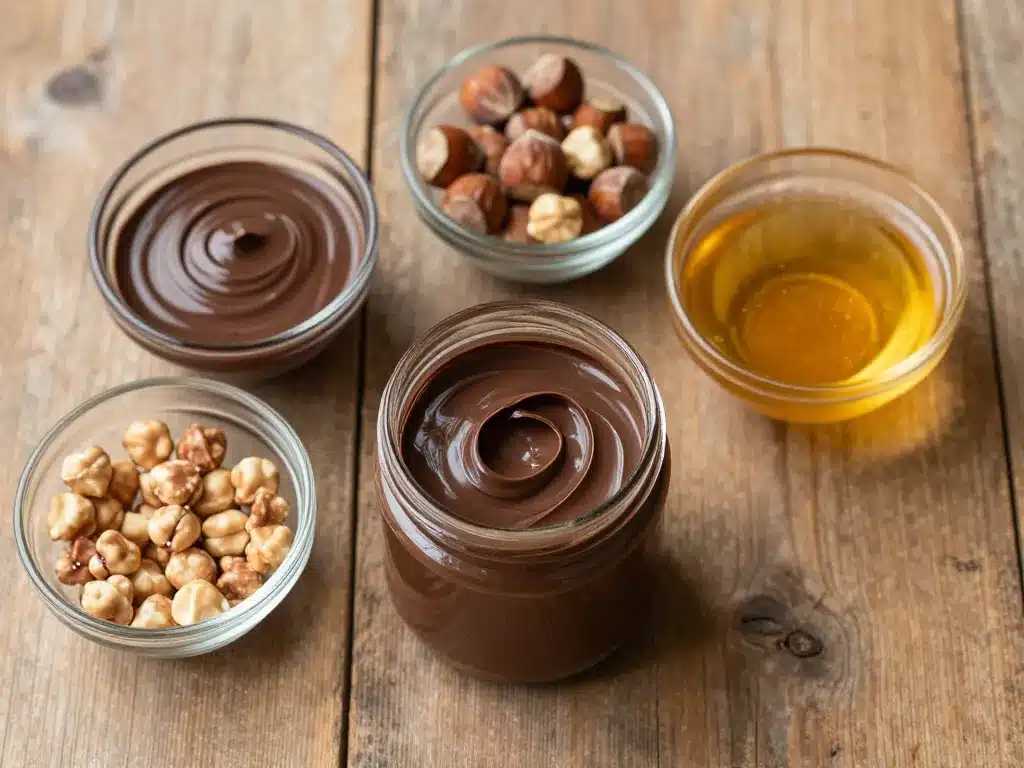 préparation pâte à tartiner maison 3 ingrédients en trois bols