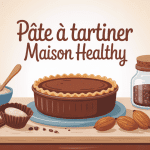 Ingrédients naturels autour d'un pot de pâte à tartiner maison healthy