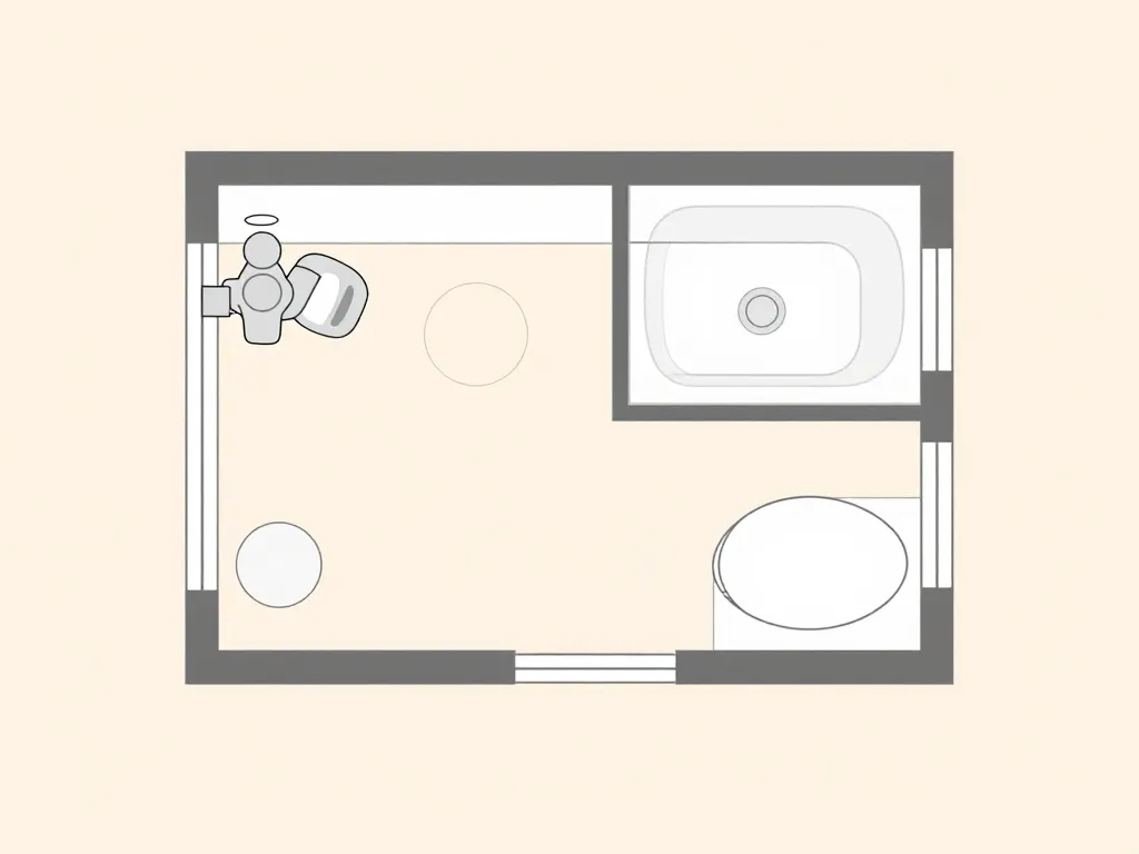 plan pour salle de bain contraintes techniques