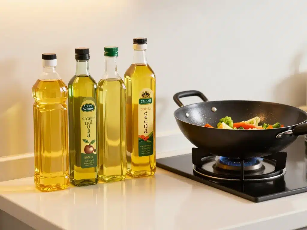 remplacer huile de sésame huiles alternatives cuisson wok