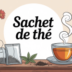 sachet de the illustration tasse ambiance naturelle