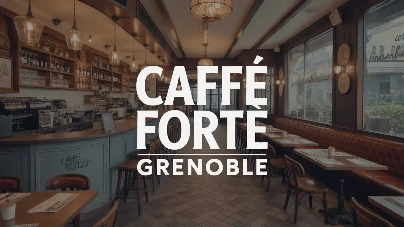 Intérieur convivial Caffè Forté Grenoble vintage et moderne