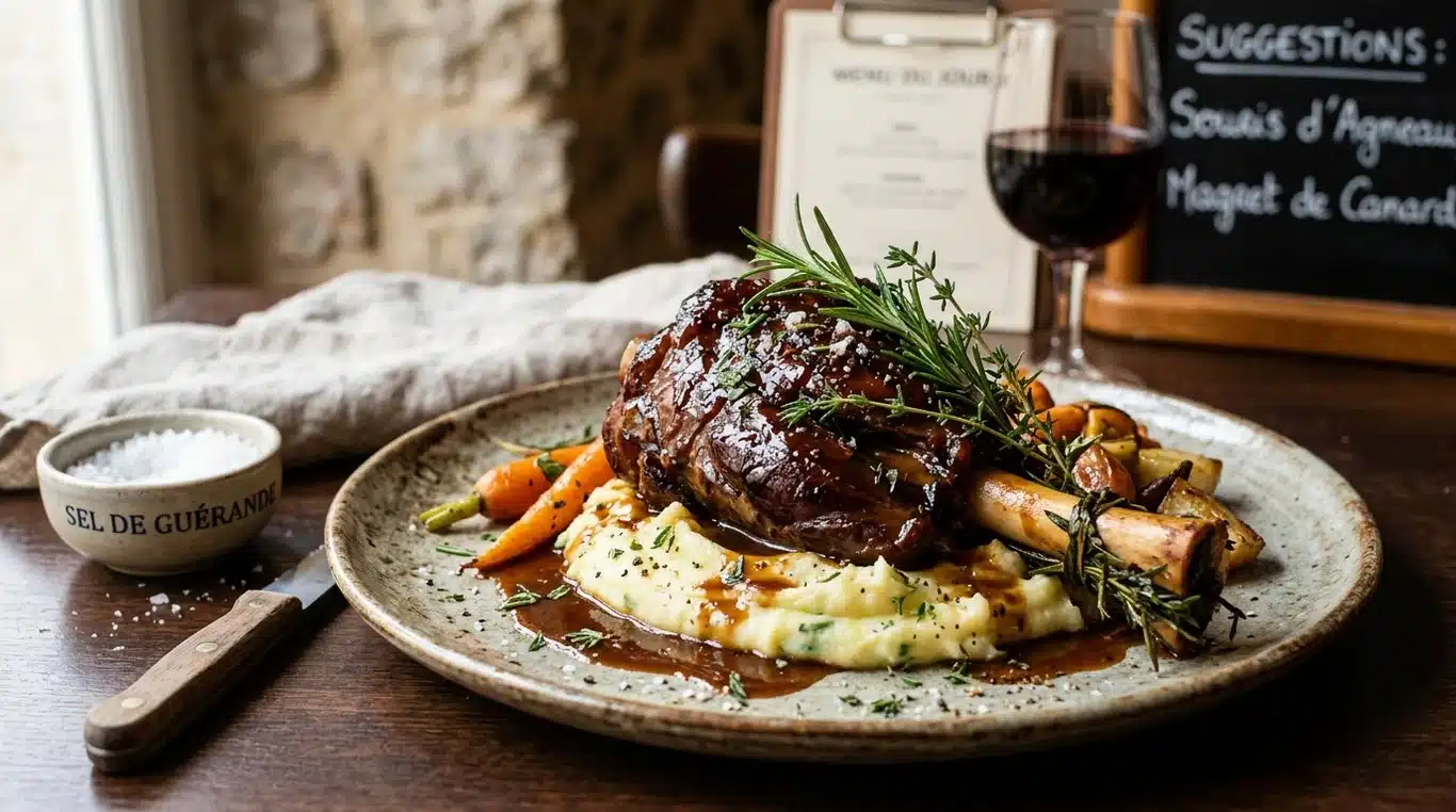 Souris d'agneau confite façon Caffè Forté