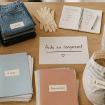 aide rangement maison table tri et organisation