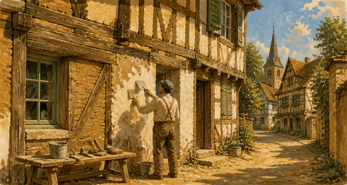 colombage maison artisan rénovation façade