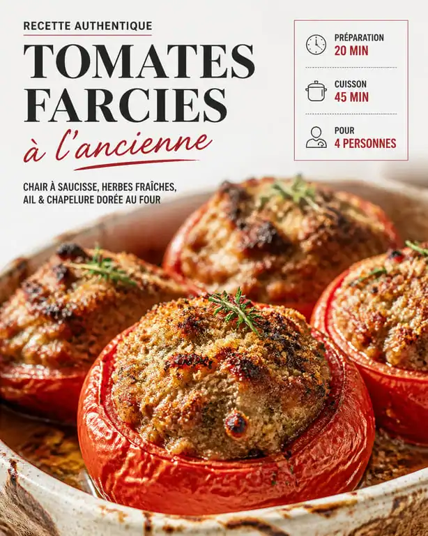 Recette tomates farcies à l'ancienne