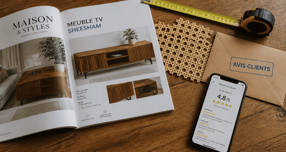 maison et style avis table bois catalogue