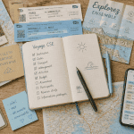 Table préparation voyage CSE checklist documents