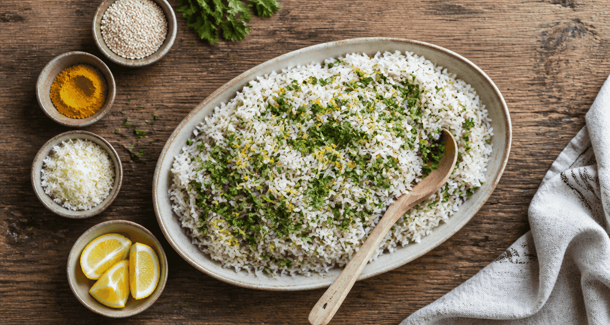 riz en accompagnement recettes plat parfumé