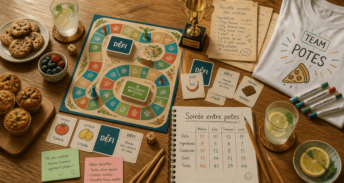 truc à faire entre pote à la maison autour d'un jeu