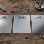 Différence entre inox et acier inoxydable plaques grades 304 316 430