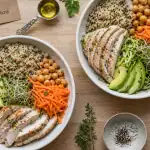 nourriture healthy : bowl rassasiant équilibré