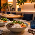 restaurant trúc dào à Toulon : bo bun vietnamien