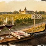 Bordeaux journée balade gourmande et vignobles du Médoc en minivan : verres de vin et dégustation