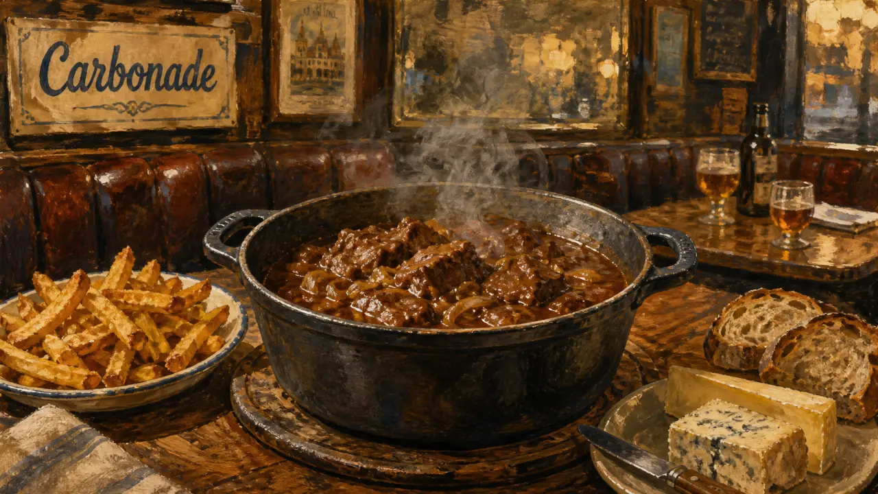 Carbonade flamande, plats typique du nord, estaminet.