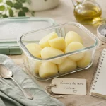 Conservation pommes de terres cuites : pommes de terre au frigo 3–4 jours
