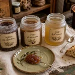Provence gourmande produits du terroir à Cuers : bocaux de confiture au chaudron