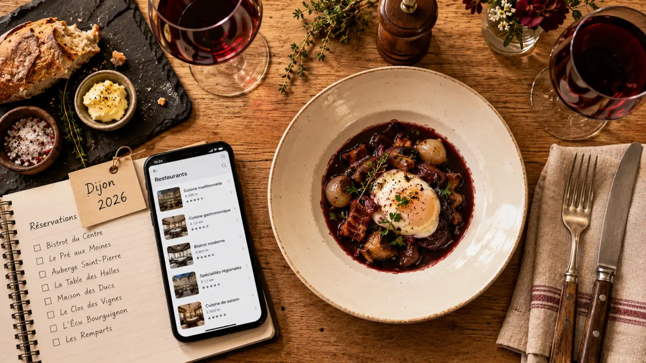 Les 10 meilleurs restaurants à dijon côte d'or 2026, vin et cuisine dijonnaise