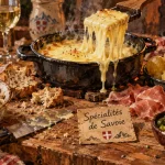 Spécialités Savoie : raclette, fromages et caquelon fumant